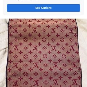 LV Cherry Monogram Mini Lin long wallet